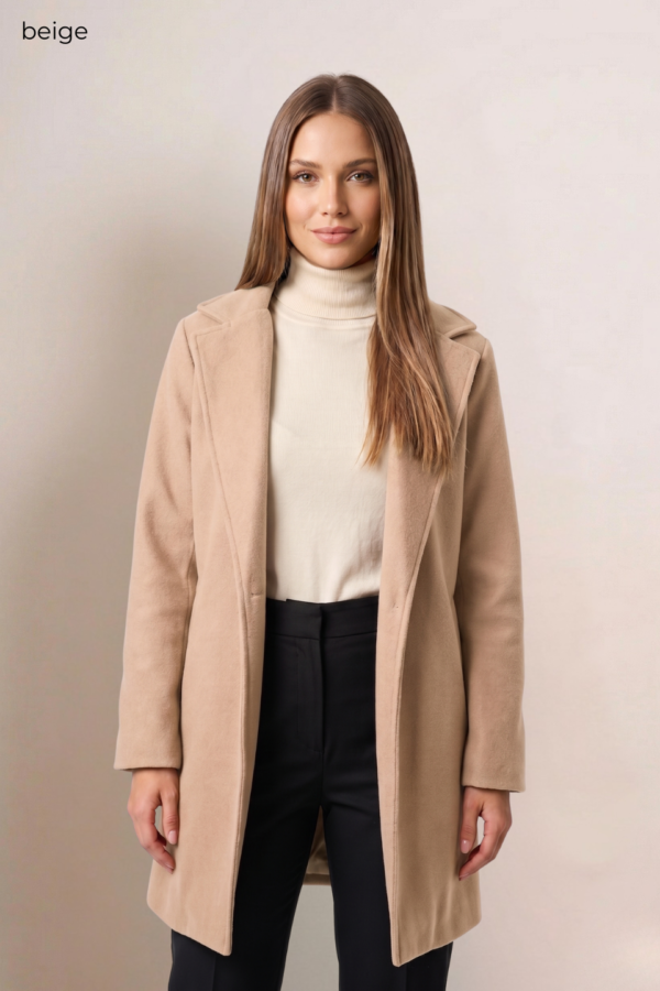 Saco Largo Paño Soft Punto Liso "SUGA"