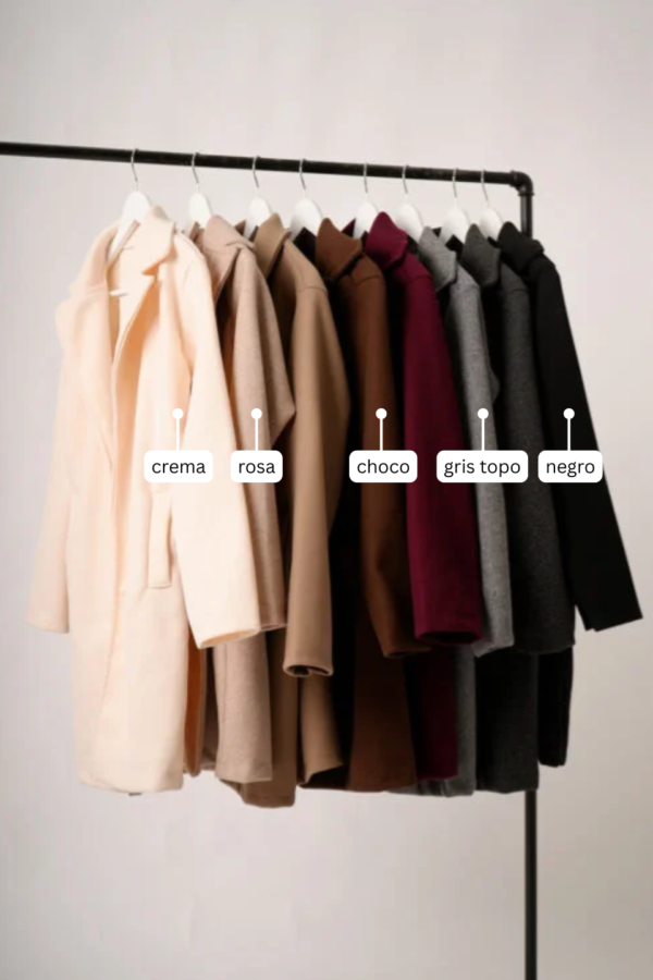 Saco Largo Paño Soft Punto Liso "SUGA"