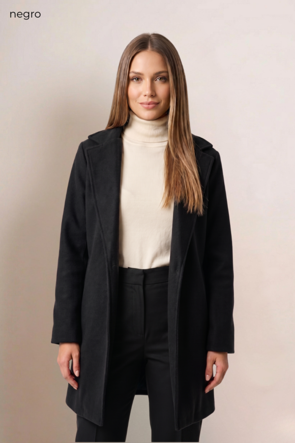 Saco Largo Paño Soft Punto Liso "SUGA"