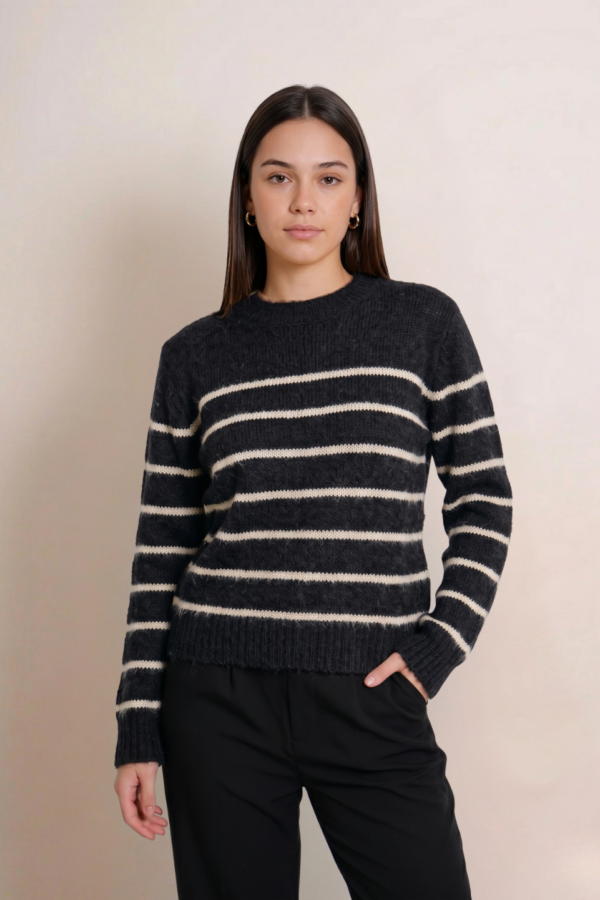 Sweater Rayado Lurex Rayado "TIJUANA"