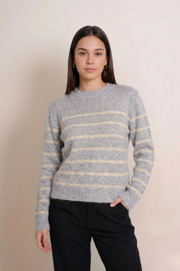 Sweater Rayado Lurex Rayado "TIJUANA"