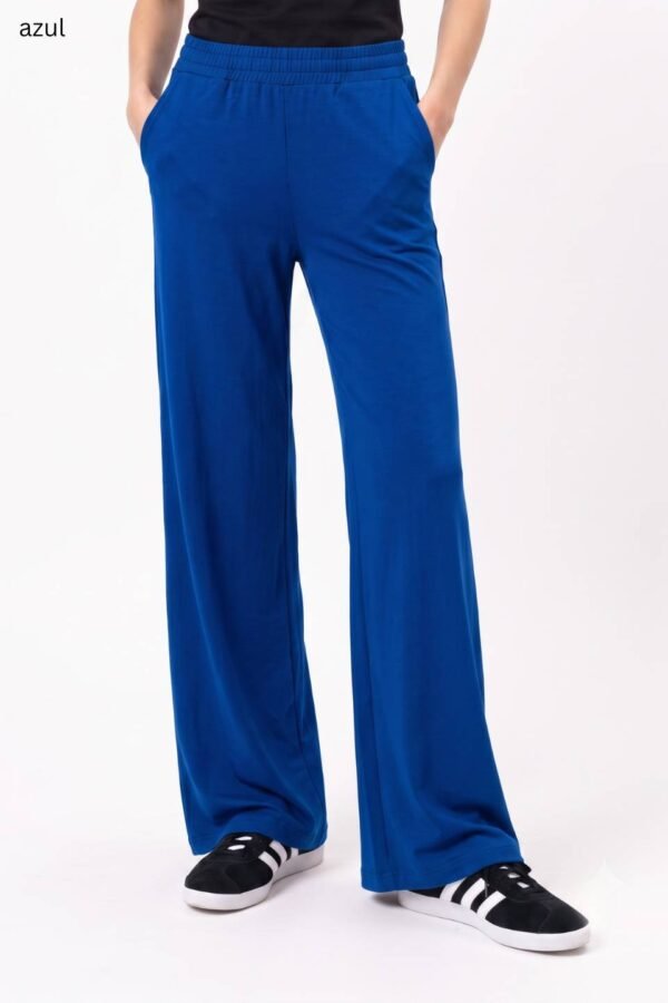 Palazzo Wide Leg Rustico Frisado "LAZZO"