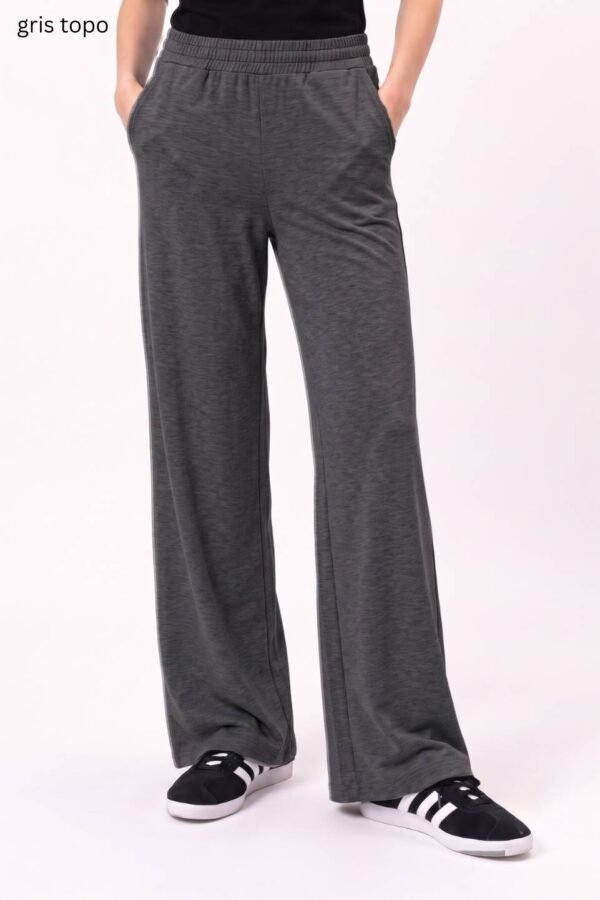 Palazzo Wide Leg Rustico Frisado "LAZZO"