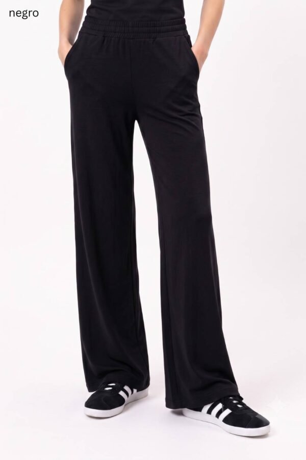 Palazzo Wide Leg Rustico Frisado "LAZZO"