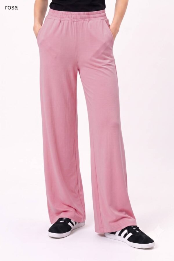 Palazzo Wide Leg Rustico Frisado "LAZZO"