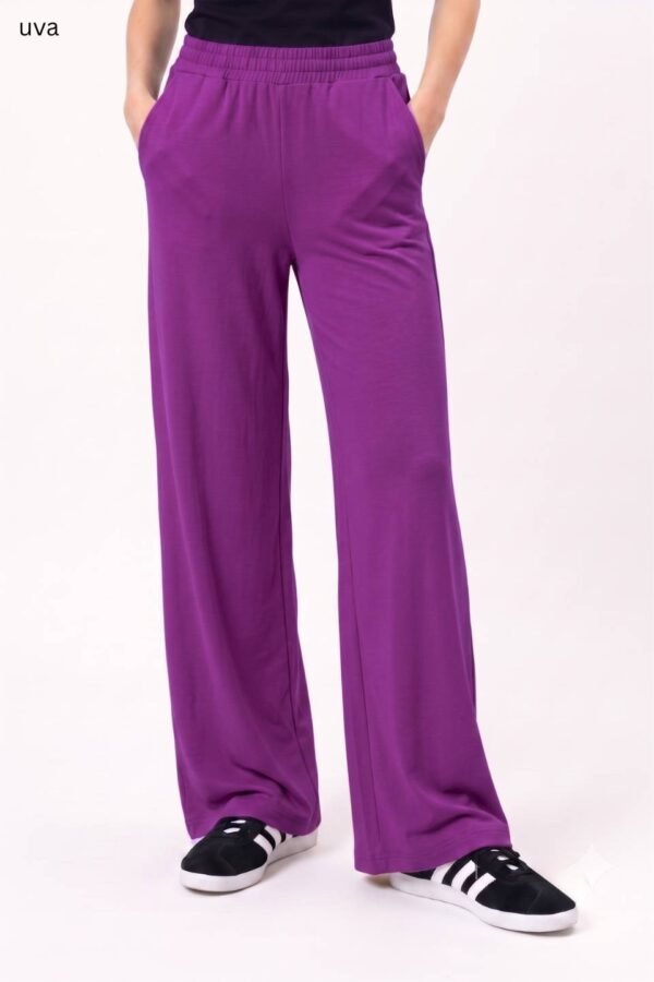 Palazzo Wide Leg Rustico Frisado "LAZZO"
