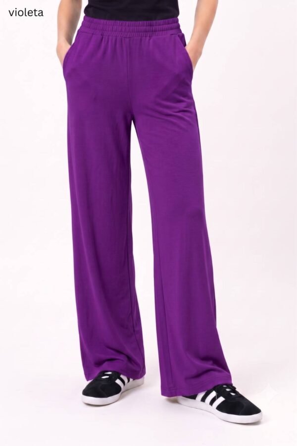 Palazzo Wide Leg Rustico Frisado "LAZZO"