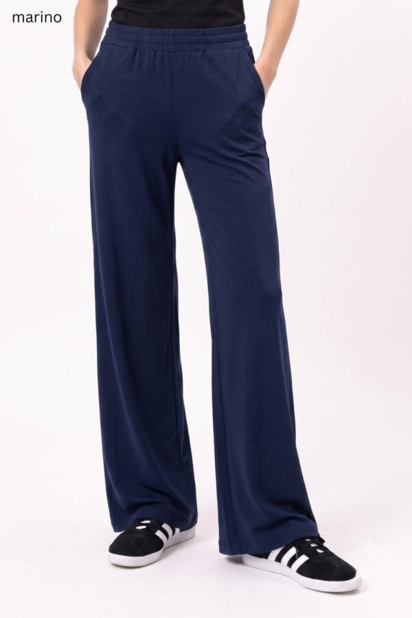 Palazzo Wide Leg Rustico Frisado "LAZZO"