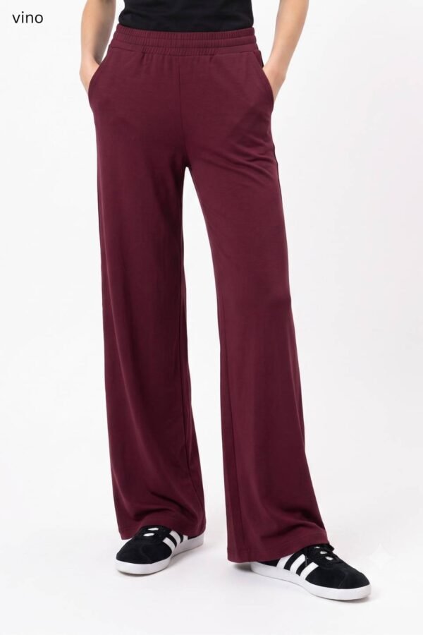 Palazzo Wide Leg Rustico Frisado "LAZZO"