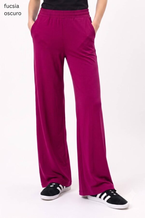 Palazzo Wide Leg Rustico Frisado "LAZZO"