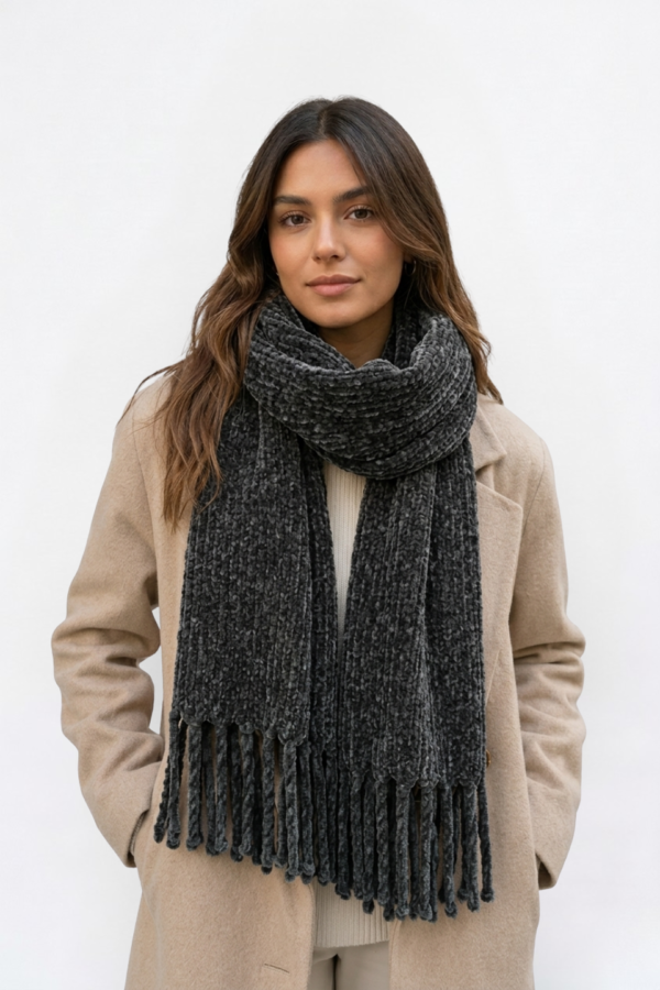 Bufandon Liso Chenille Unisex "BECA"