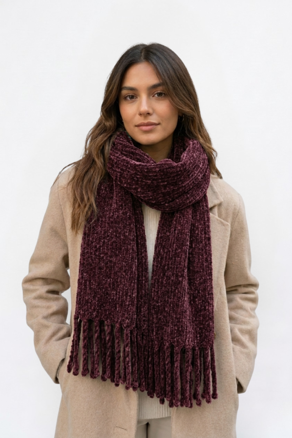 Bufandon Liso Chenille Unisex "BECA"