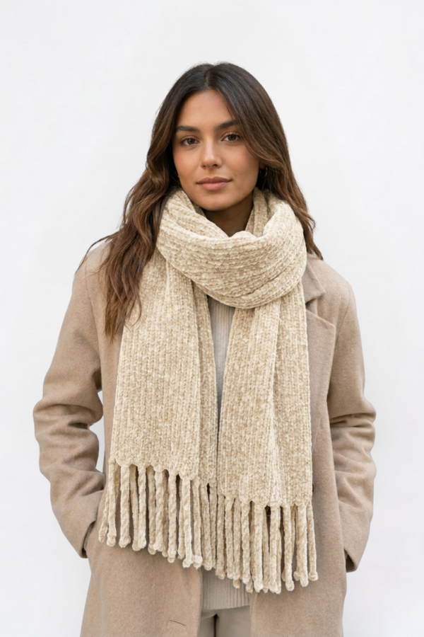 Bufandon Liso Chenille Unisex "BECA"