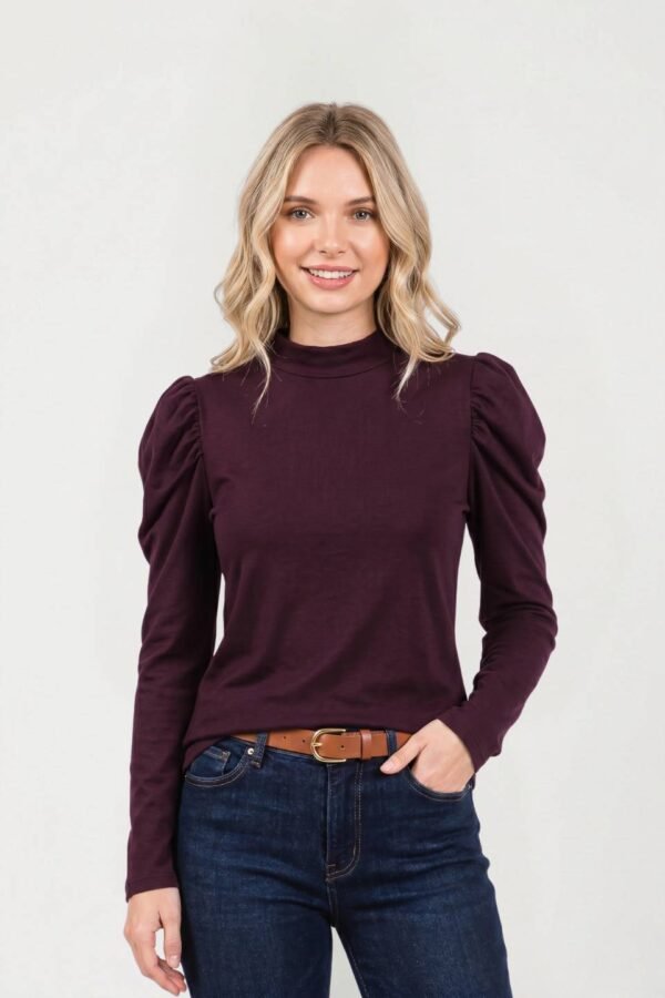 Remera Basica Modal Super Soft Manga Princesa "ADISSON"