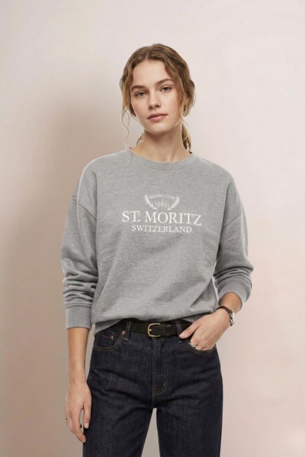 Buzo Rustico Frisado Miller Bordado St "MORITZ"