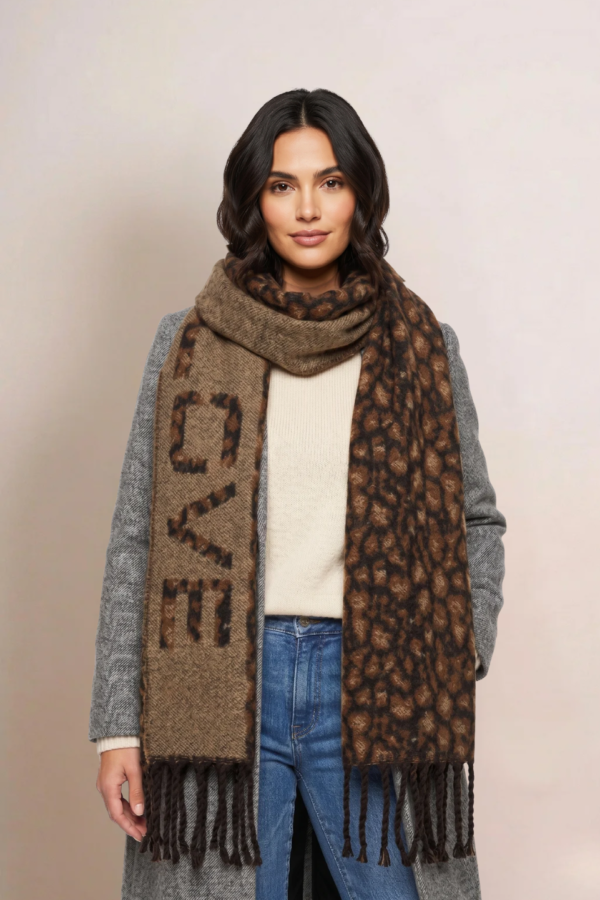 Bufandon Nube Animal Print "RAFAELO"