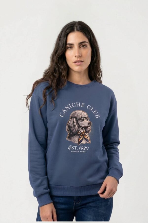 Buzo Rustico Frisado Cuello Redondo Est 1920 "CANICHE CLUB"
