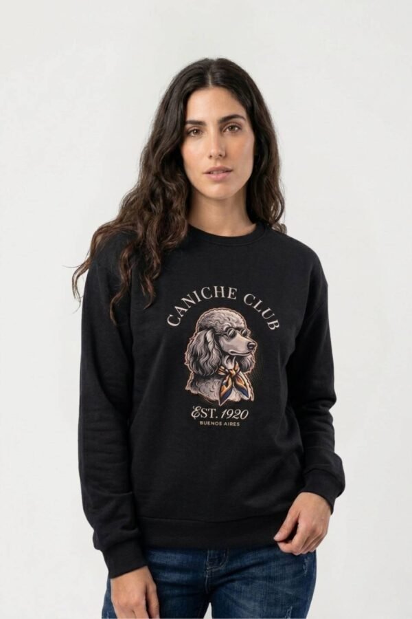Buzo Rustico Frisado Cuello Redondo Est 1920 "CANICHE CLUB"