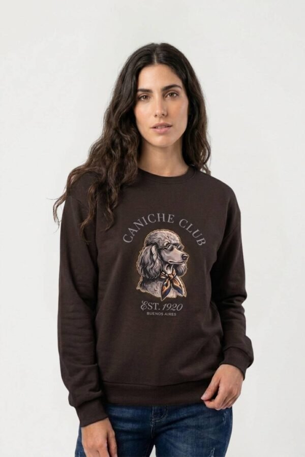 Buzo Rustico Frisado Cuello Redondo Est 1920 "CANICHE CLUB"