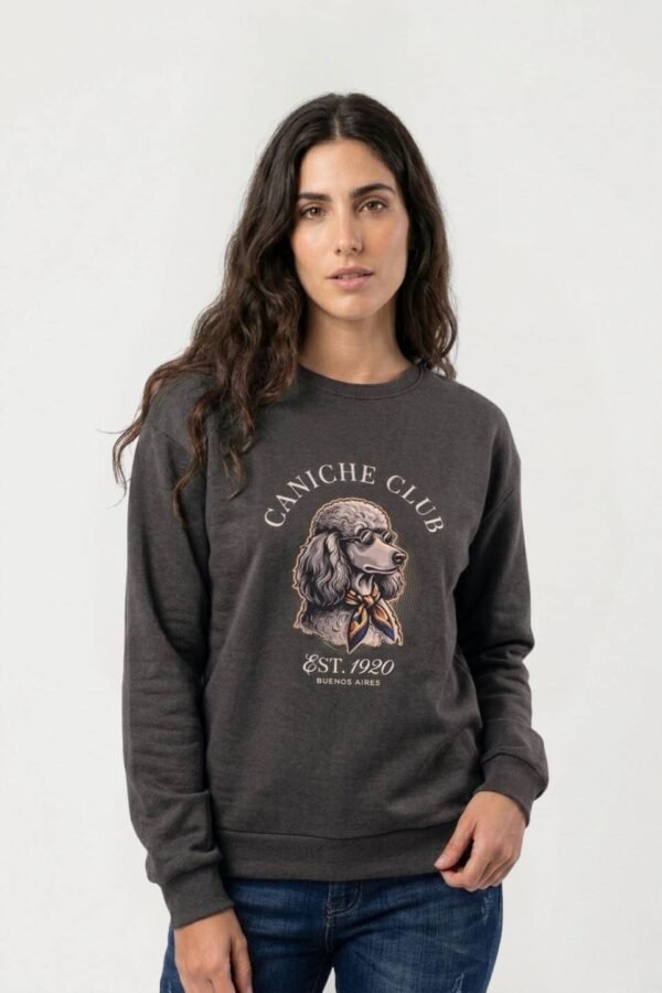 Buzo Rustico Frisado Cuello Redondo Est 1920 "CANICHE CLUB"