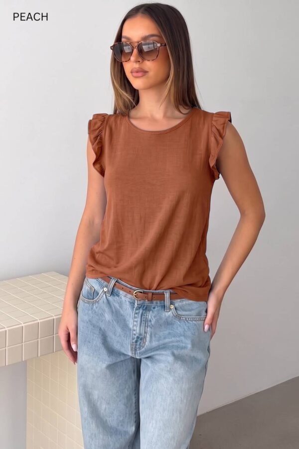 Musculosa Lino Con Gota "CATA"