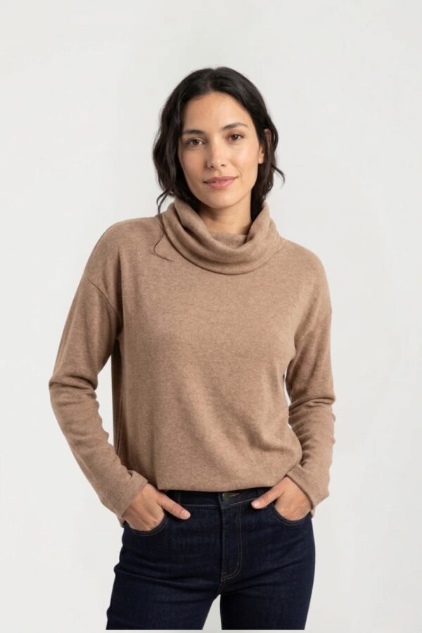 Poleron Largo Darlon Ribb "DAIN"