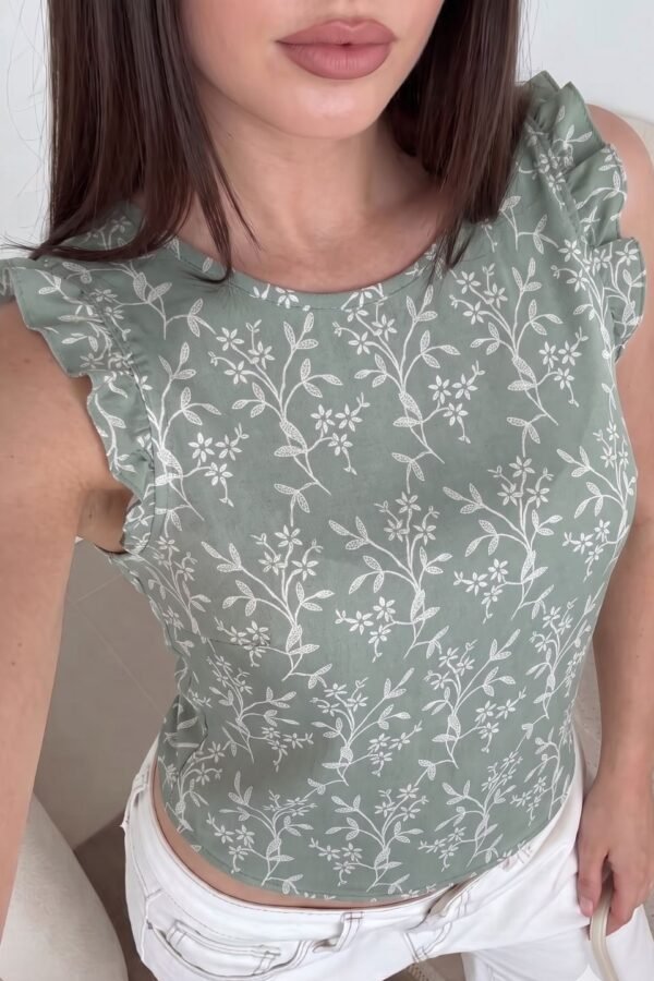 Musculosa Con Gota Cey Puffing "LIRIA"