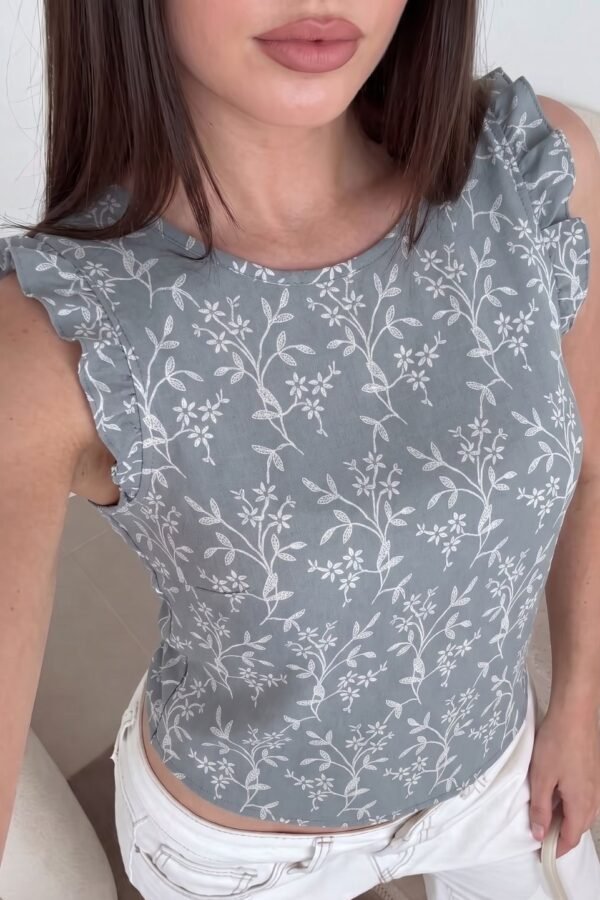 Musculosa Con Gota Cey Puffing "LIRIA"