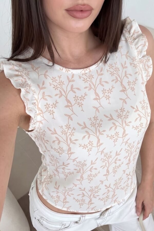 Musculosa Con Gota Cey Puffing "LIRIA"