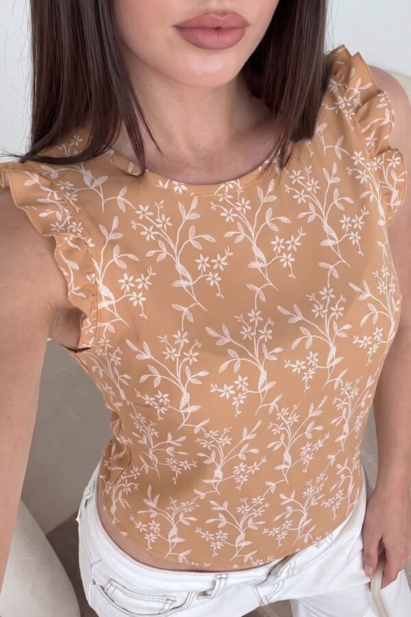 Musculosa Con Gota Cey Puffing "LIRIA"