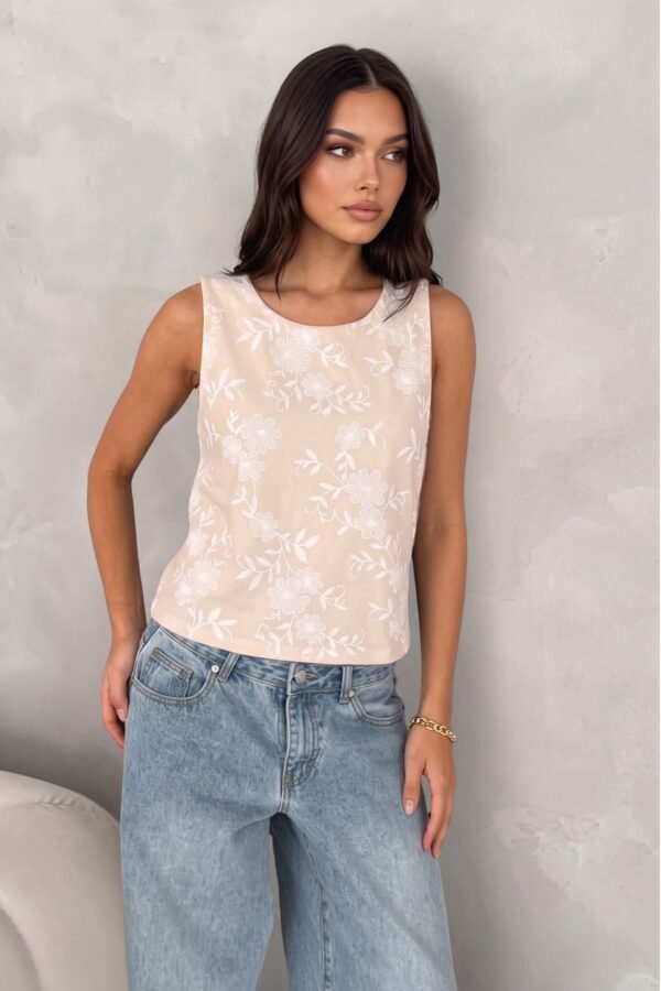 Musculosa Cey Puffing Flores "CELINA"
