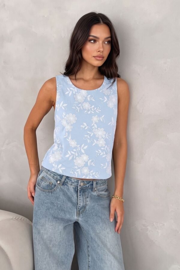 Musculosa Cey Puffing Flores "CELINA"