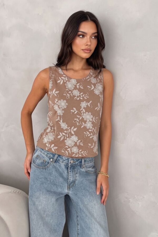 Musculosa Cey Puffing Flores "CELINA"