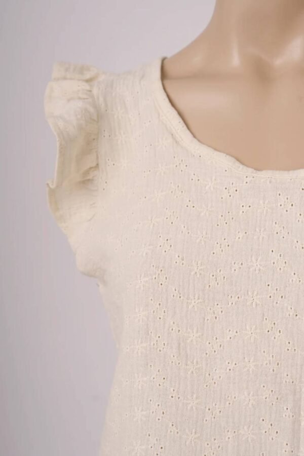 Musculosa Gota Algodon Broderie "CHIARA"