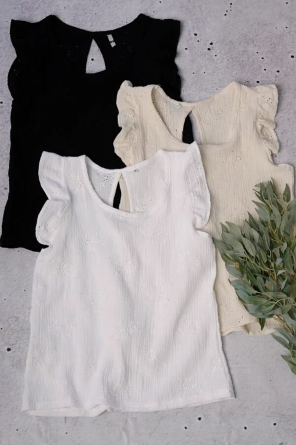 Musculosa Gota Algodon Broderie "MERYL"