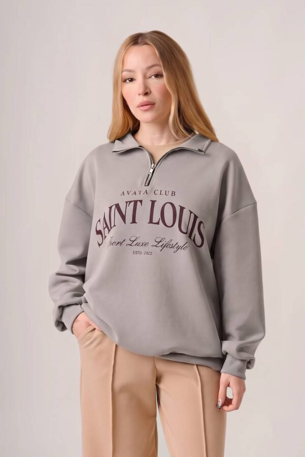 Maxibuzo Scuba Con Cierre Estampado Saint Louis "SAINT LOUIS"
